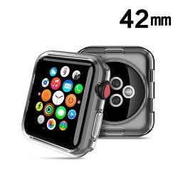 Protector Apple 42 mm Watch Serie 3 Silicon transparente